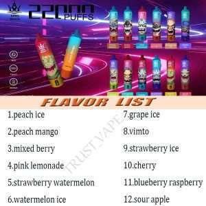 BANG BEACH 22000 e-cigareta 0% 2% 3% 5% 36ml 850mAh