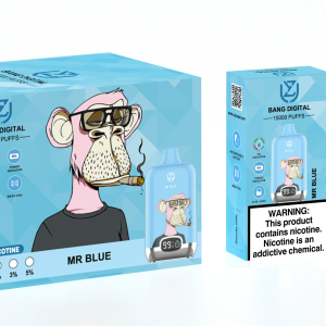 11 MR Blue UZY Bang DIgital 15000 Engangs-dampere