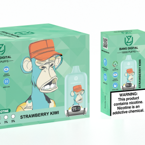 Jordbær Kiwi UZY Bang DIgital 15000 Vape tilbud