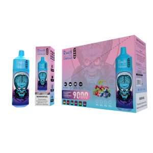 Blueberry cherry cranberry RandM Tornado 9000 Nicotine Salt - imagine 2