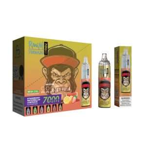 Strawberry Watermelon Lemonade RandM Tornado 7000 puffs 0% 2% 3% 5% nicotine - Image 3