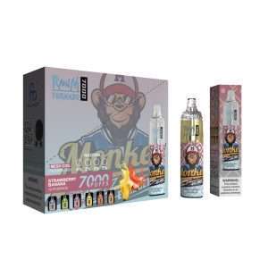 RandM Tornado 7000 menthol flavors Strawberry Banana - Kép 3