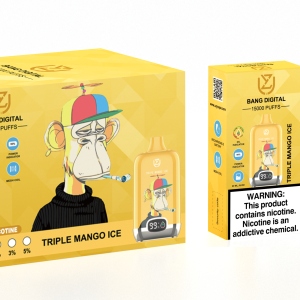 Triple Mango ice UZY Bang DIgital 15000 Vape pen