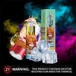 2 3 Red energy ice RandM Tornado 7000 e-cigarettes