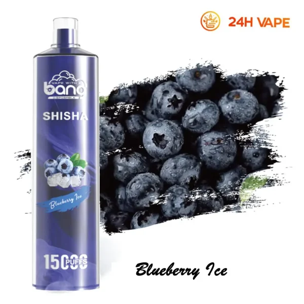 24H vape Bang shi sha 15000 puffs Blueberry Ice 24H vape Bang shi sha 15000 puffs Blueberry Ice