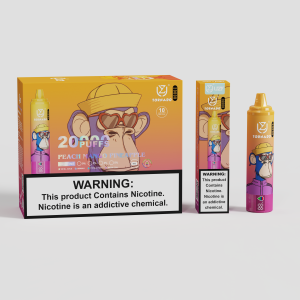 Fersken Mango Ananas UZY TORNADO 20000 Weed Vape Pen