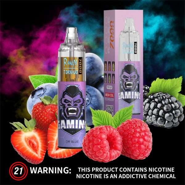 4 6 Vape mod Mr blue RandM Tornado 7000