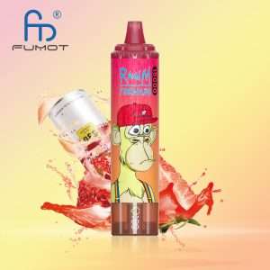 Strawberry Red Bull RandM Tornado 15000 Mesh coil vape