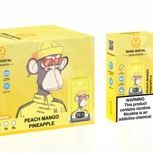 5 2 Fersken Mango Ananas UZY Bang DIgital 15000 Nikotinsalte
