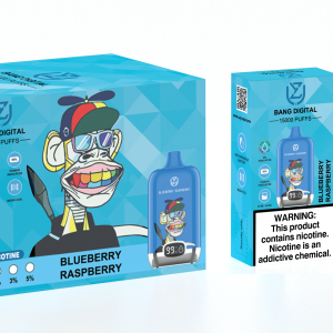 7 2 Blåbær Hindbær UZY Bang DIgital 15000 Vape mod