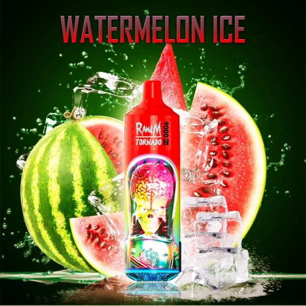 randm tornado 9000 watermelon ice Watermelon ice randm tornado 9000 sorten fumot 9000 Nicotine vape