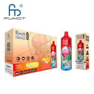Banana custard RandM Tornado 9000 vape Disposable Vape - Image 2
