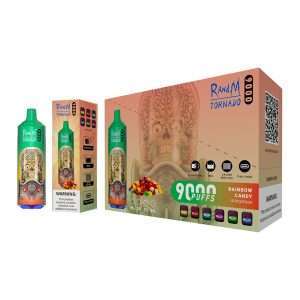 Shop RandM Tornado 9000 Rainbow Candy - Best Flavors in Disposable Vape - Изображение 2