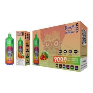 Strawberry watermelon RandM Tornado 9000 Best disposable vapes - Afbeelding 2