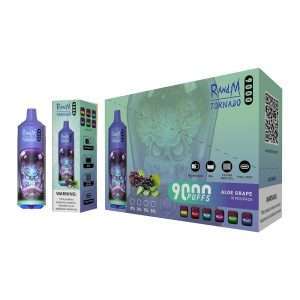 Aloe Grape RandM Tornado 9000 vape Intense flavors - Billede 2
