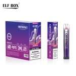Гроздов лед ELF BOX CRYSTAL 600 Vape никотинова сила2133 GRAPE ICE(3)
