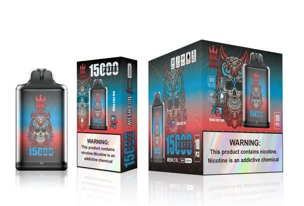 Blue Razz ice Bang King 15000 Puffs: C-Type Rechargeable Convenience
