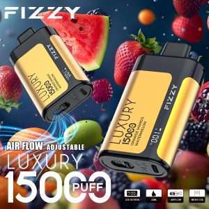 Alle smagsvarianter FIZZY Luxury 15000 0%2%3%5% Nikotin Engangs vape engros