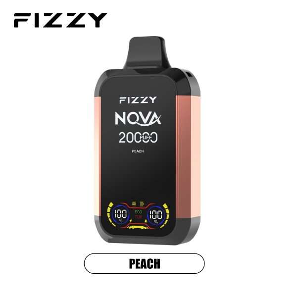 FIZZY NOVA 20000 Persikka