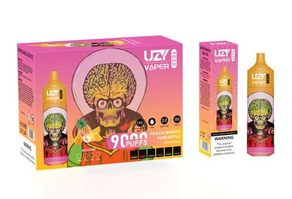 broskev mango ananas Nejlépe hodnocené 9000 puff vapes