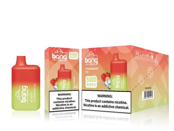 Strawberry Ice Bang BC5000 puff count Strawberry Ice Bang BC5000 puff count