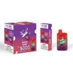 5000 bouffées jetables Cranberry Grape