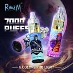 All Flavors RandM Tornado 7000 Disposable Vape - 7000 Puffs Fast delivery