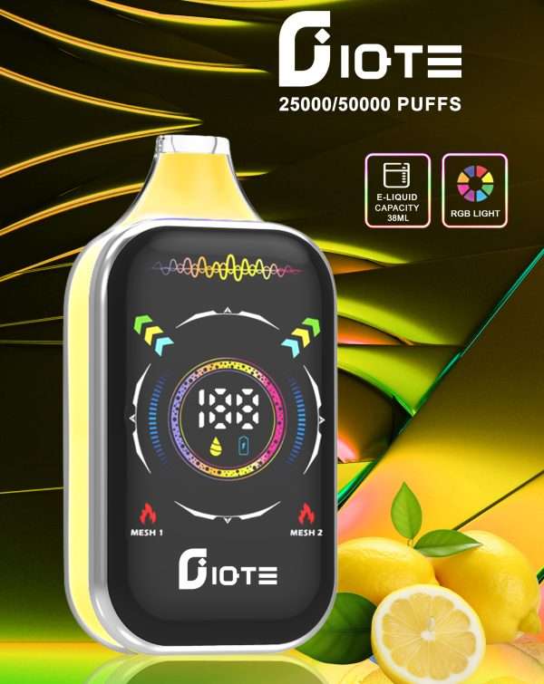 Cherry Lemon IQTE 50000 Puffs Vape in the EU