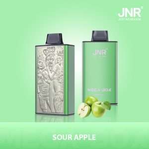 SOUR APPLE Hedelmänmakuiset höyryt JNR Mega Box 25000 puffia